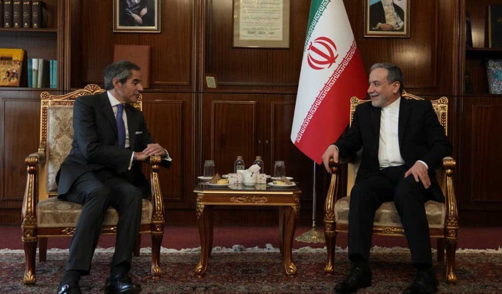 دیدار رافائل گروسی با سیدعباس عراقچی در وزارت امور خارجه ایران