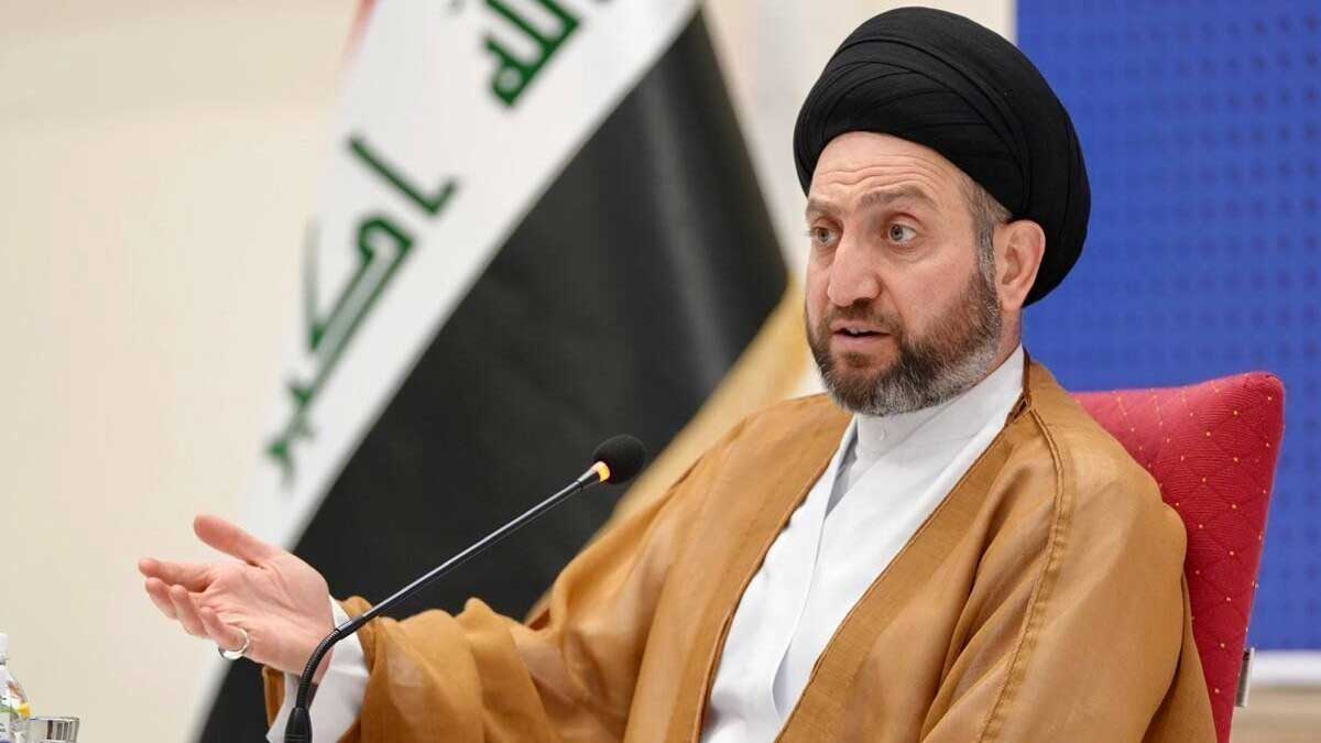 عمار حکیم در دیدار با هیأت رسانه‌ای ایران