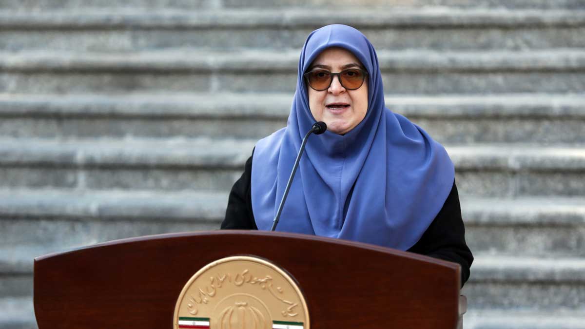 نشست خبری سخنگوی دولت فاطمه مهاجرانی