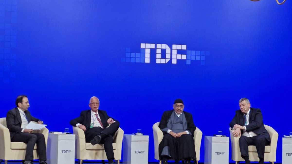 عادل عبدالمهدی در مجمع گفتگوی تهران درباره بحران غزه سخن می‌گوید
