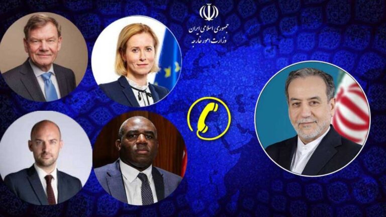 کنفرانس ویدیویی وزیر خارجه ایران با همتایان اروپایی 