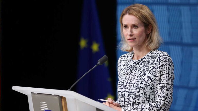 نشست مطبوعاتی مسئولان اتحادیه اروپا درباره ممنوعیت ورود مقامات فلسطینی