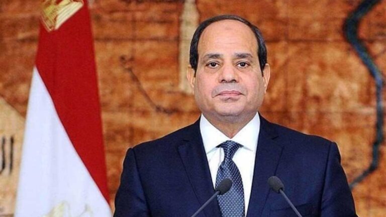 عبدالفتاح السیسی رئیس جمهور مصر در دانشکده نظامی