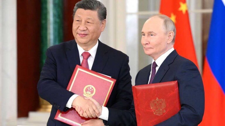 دیدار و مذاکرات ولادیمیر پوتین و شی جین‌پینگ در پکن