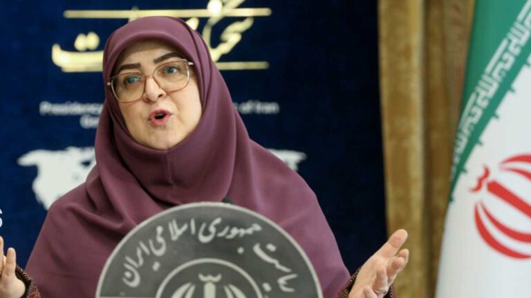 نشست خبری سخنگوی دولت در ساختمان کوثر