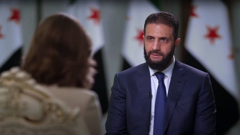 احمد الشرع در مصاحبه با رسانه‌های آمریکایی در واشنگتن