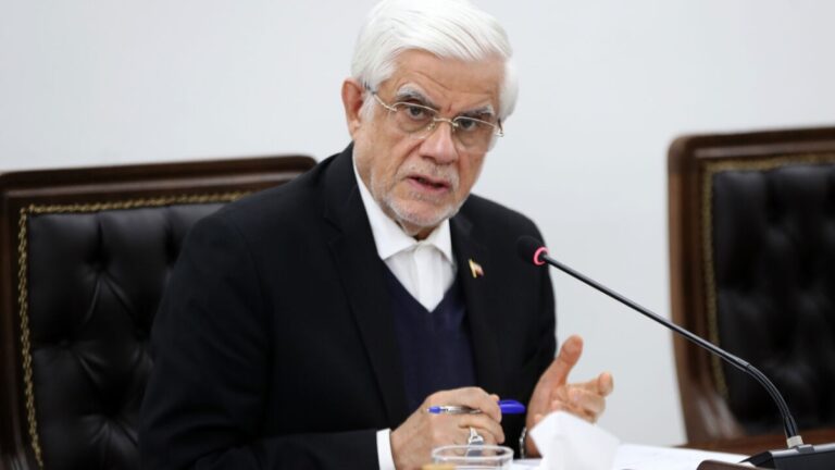 محمدرضا عارف در جلسه شورای عالی آب