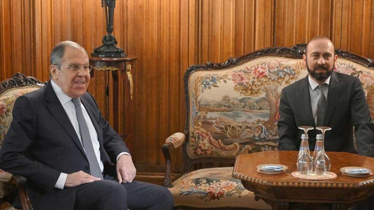 دیدار سرگئی لاوروف و آرارات میرزویان در مسکو