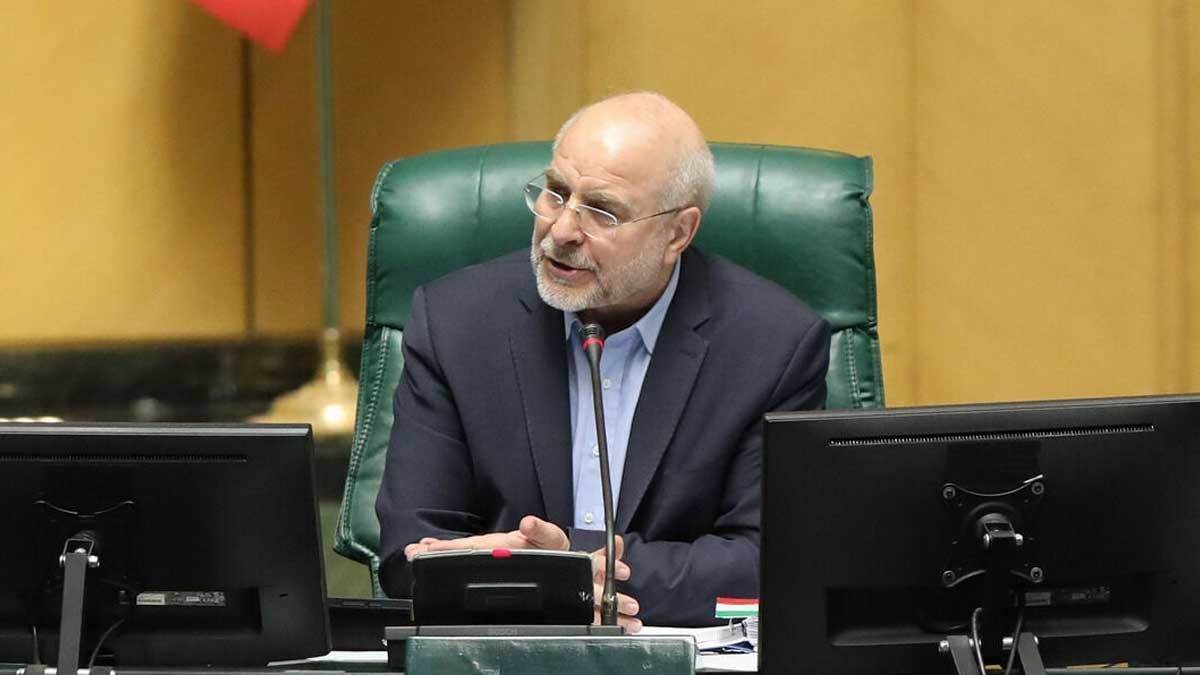 محمدباقر قالیباف در صحن علنی مجلس شورای اسلامی