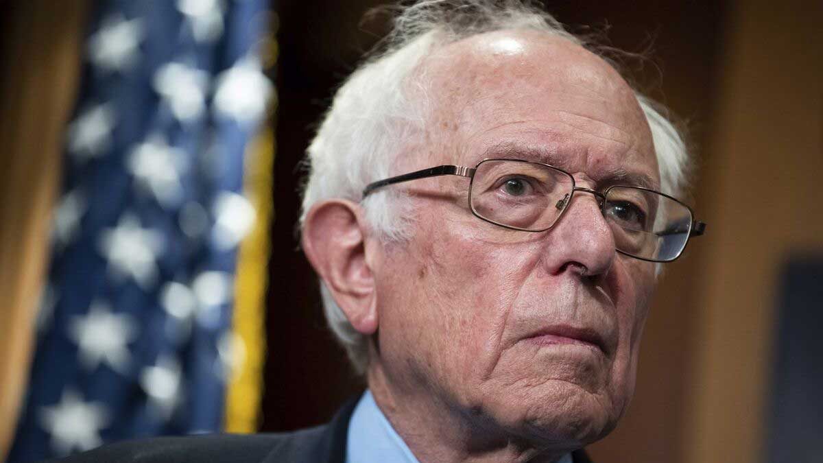 سناتور برنی سندرز در حال انتقاد از نتانیاهو در شبکه سی‌ان‌ان 