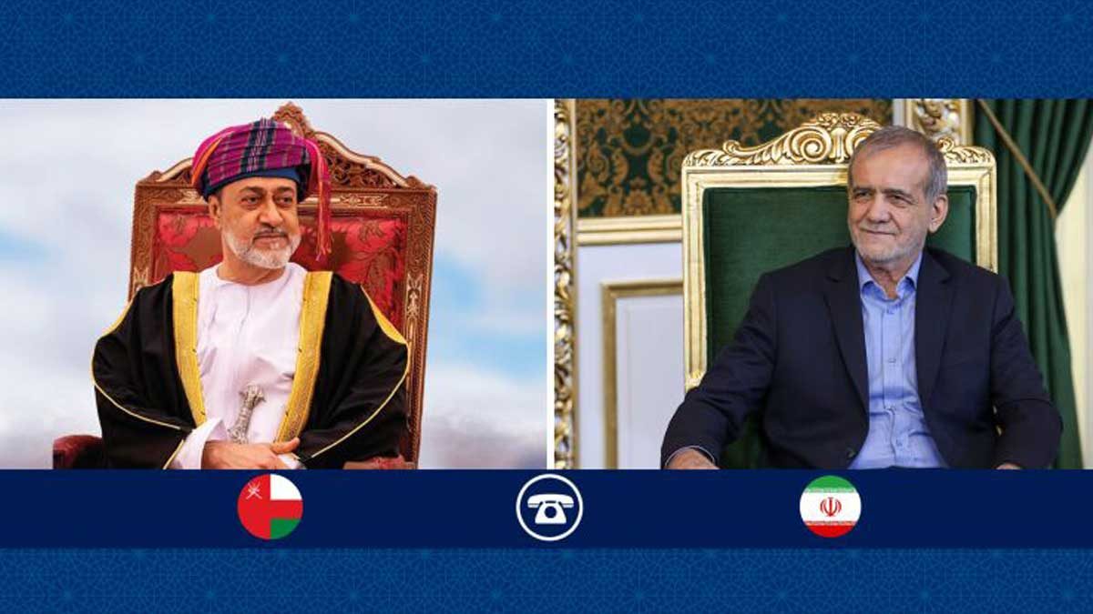 گفتگوی تلفنی رئیس جمهور ایران با سلطان عمان