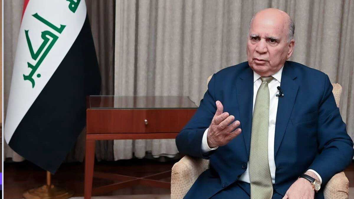 وزیر خارجه عراق فواد حسین در نشست خبری