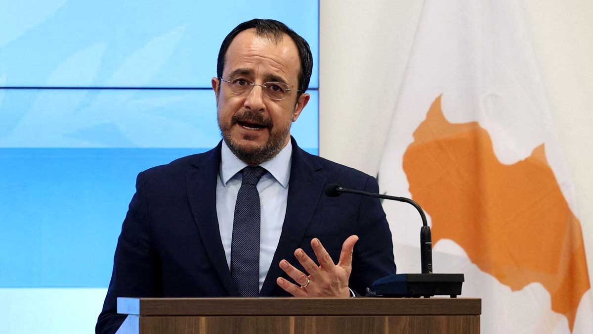 رئیس‌جمهور قبرس در نشست خبری