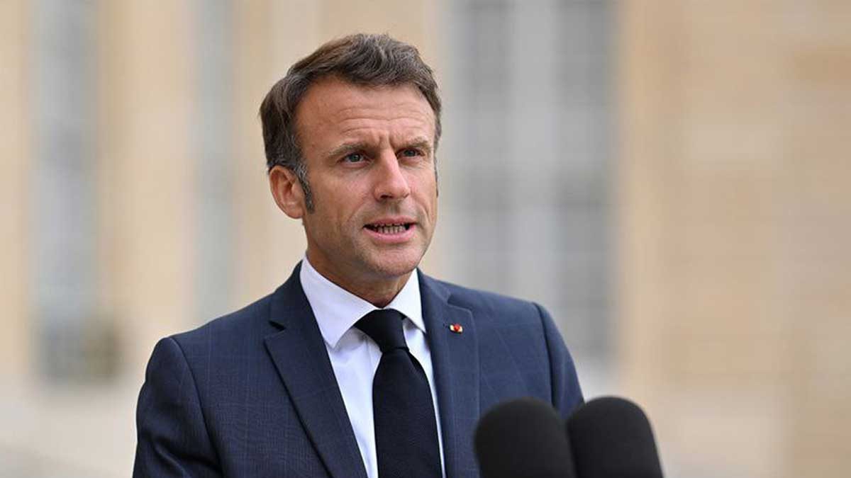 مکرون و نتانیاهو تنش دیپلماتیک فلسطین