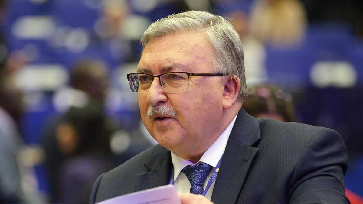 نشست دیپلماتیک برجام و پرچم‌های ایران، روسیه، چین و اروپا