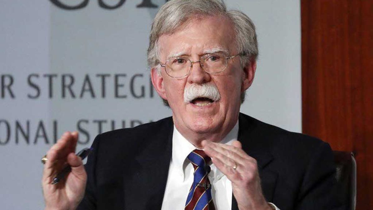 جان بولتون مشاور امنیت ملی سابق آمریکا