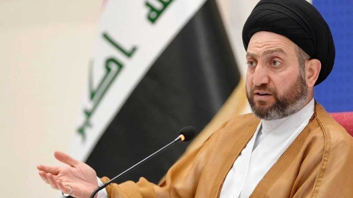 سید عمار حکیم در مراسم سالروز شهادت آیت‌الله سید محمدباقر حکیم در نجف اشرف