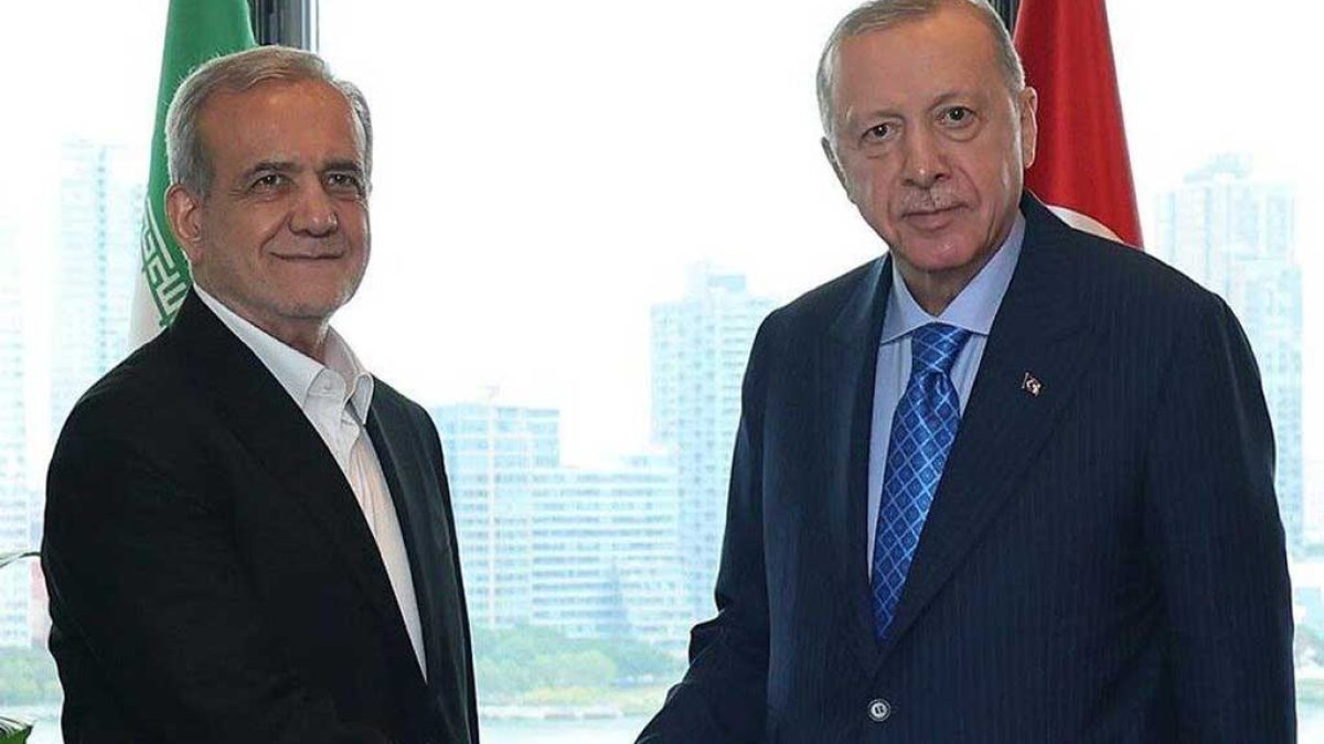 دیدار پزشکیان و اردوغان در حاشیه اجلاس D8
