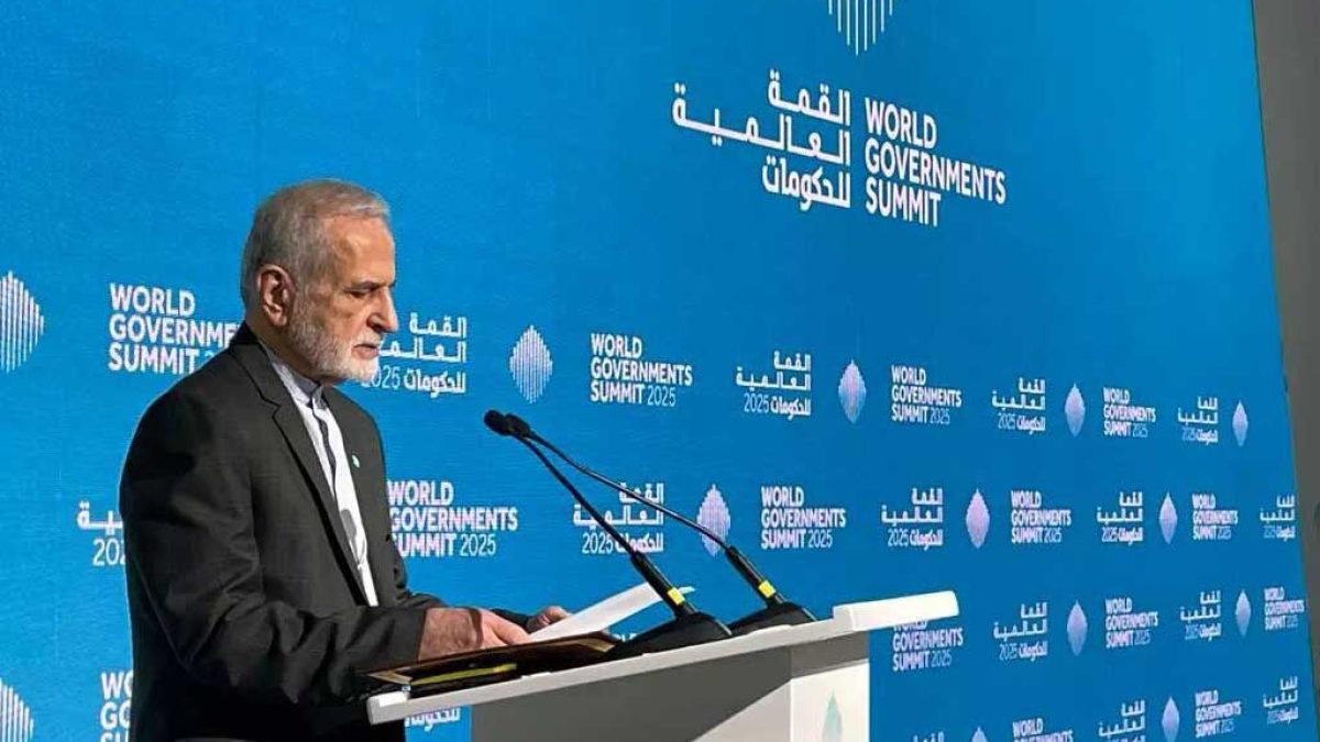سخنرانی دکتر خرازی درباره هوش مصنوعی و حکمرانی در اجلاس جهانی دولت‌ها دبی
