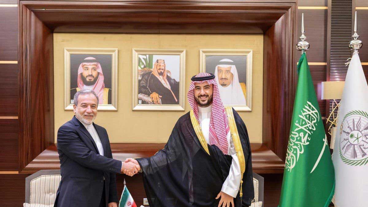دیدار وزیر امور خارجه ایران و وزیر دفاع عربستان
