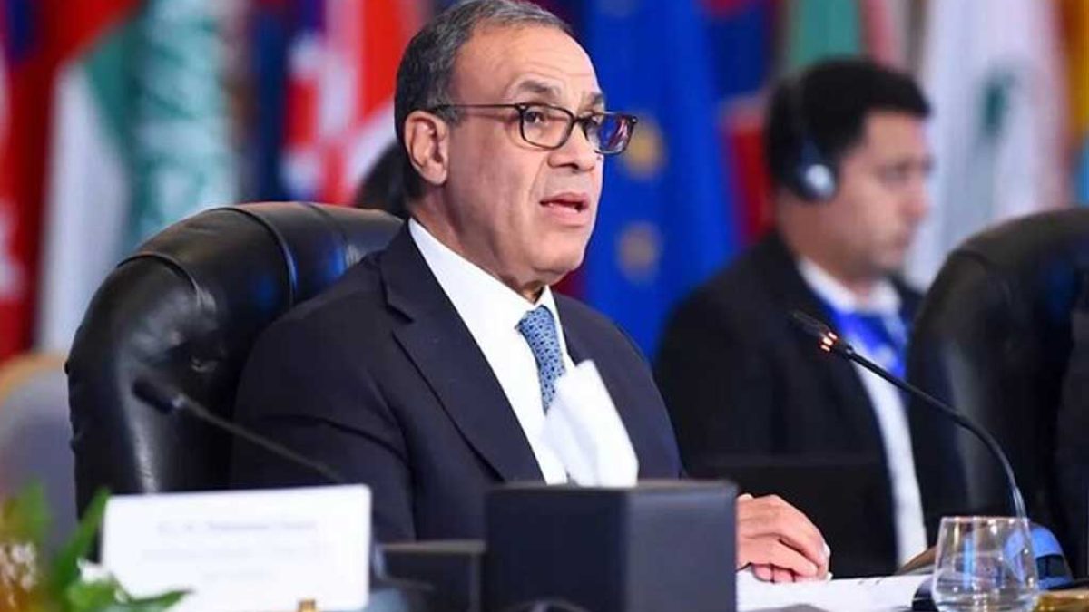 نشست وزیر خارجه مصر در کنفرانس مطبوعاتی عقبه درباره آینده سوریه