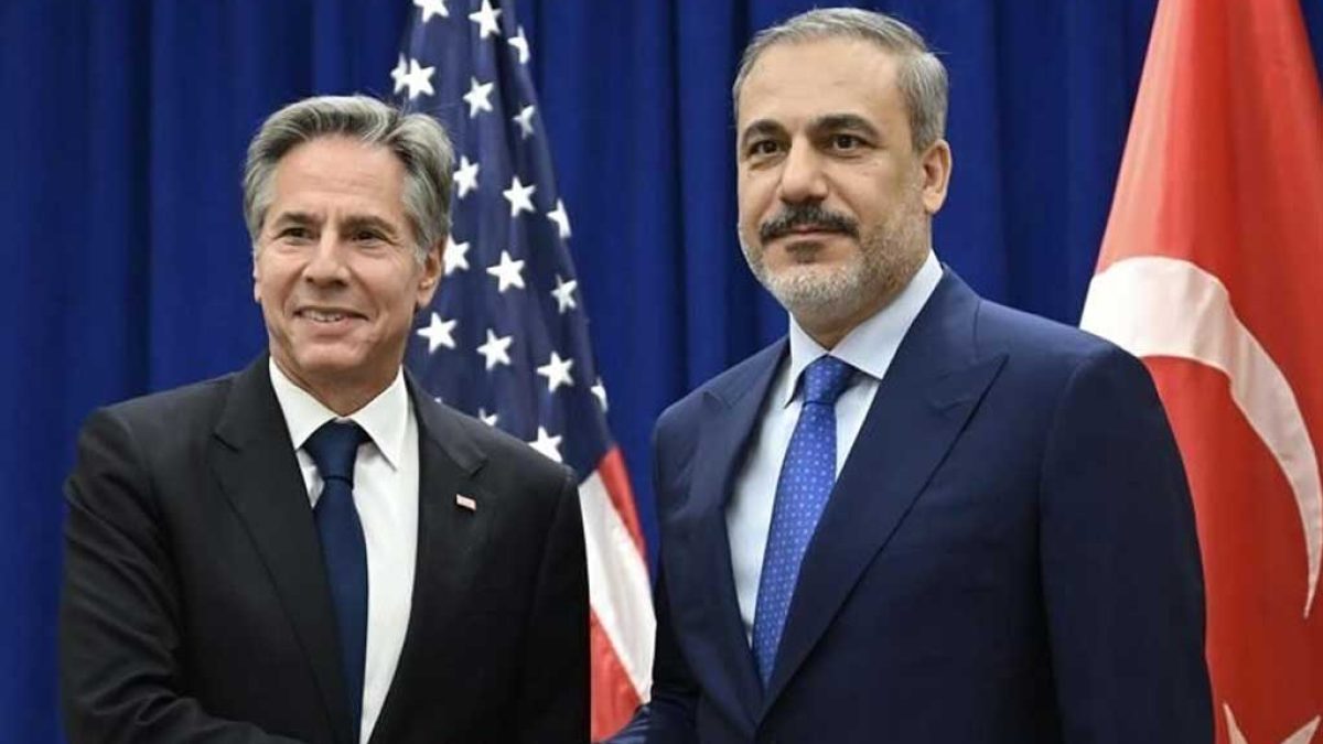 دیدار و نشست خبری مشترک بلینکن و فیدان در آنکارا