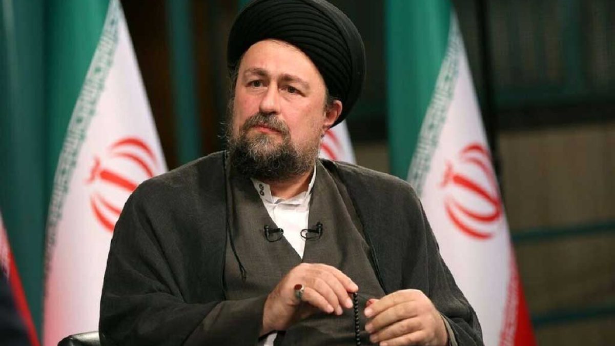 دیدار یادگار امام با شهردار و اعضای شورای شهر تهران در حرم مطهر امام خمینی