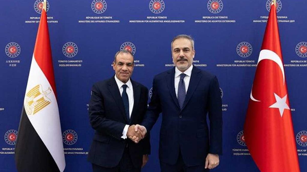 دیدار و گفتگوی بدر عبدالعاطی و هاکان فیدان در ترکیه