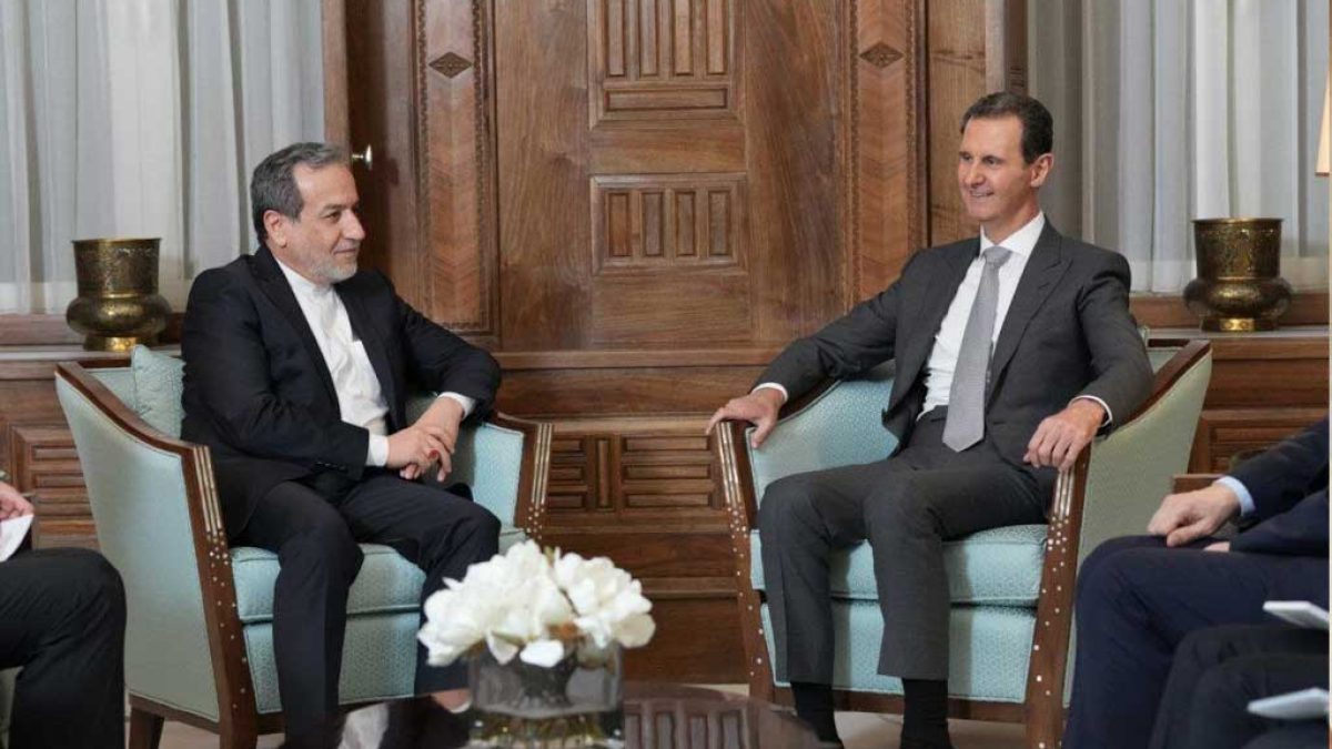 بشار اسد در آخرین دیدار دیپلماتیک در دمشق پیش از فرار به مسکو