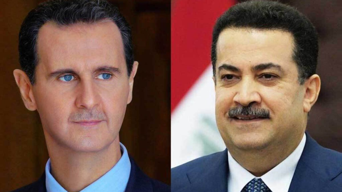 دیدار بشار اسد و محمد شیاع السودانی در نشست مشترک مبارزه با تروریسم