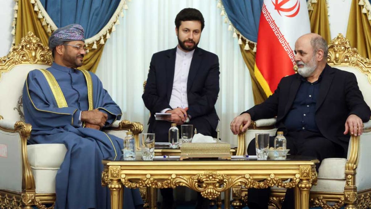 دیدار سید بدر البوسعیدی و علی اکبر احمدیان در تهران