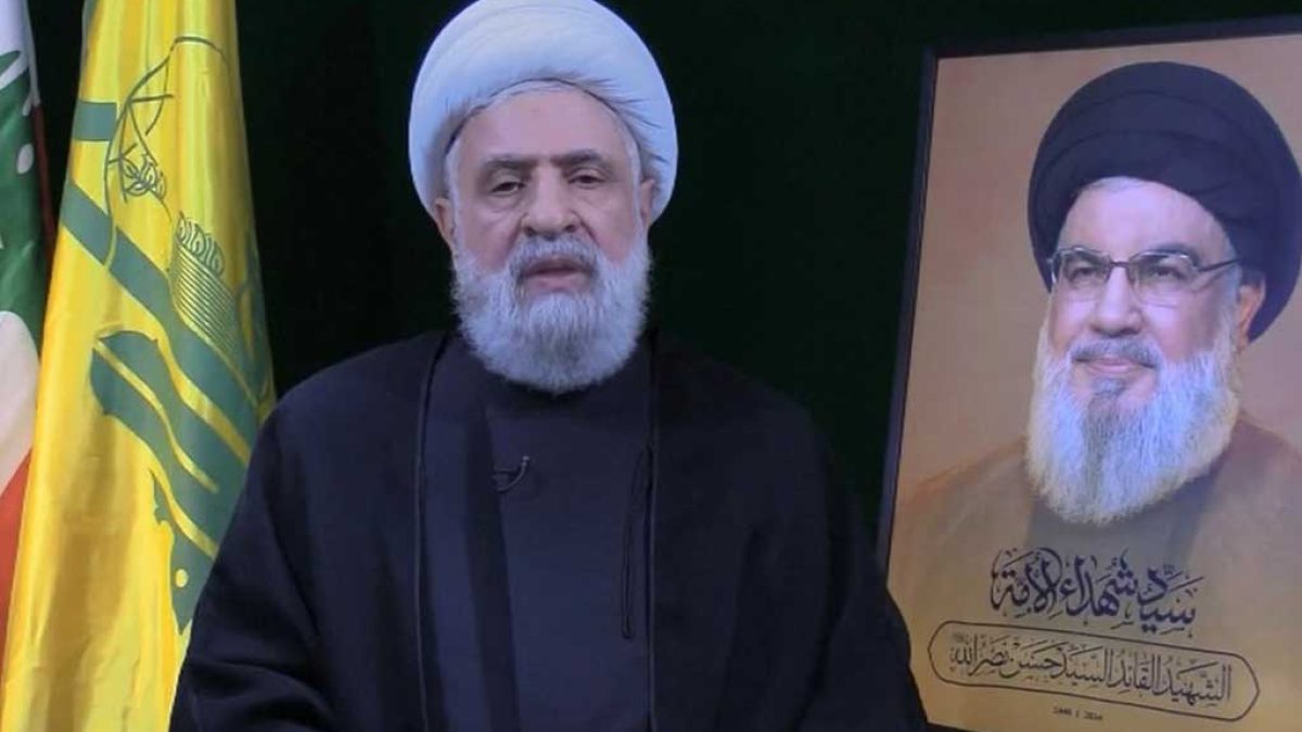 سخنرانی تلویزیونی نعیم قاسم، رهبر حزب‌الله لبنان