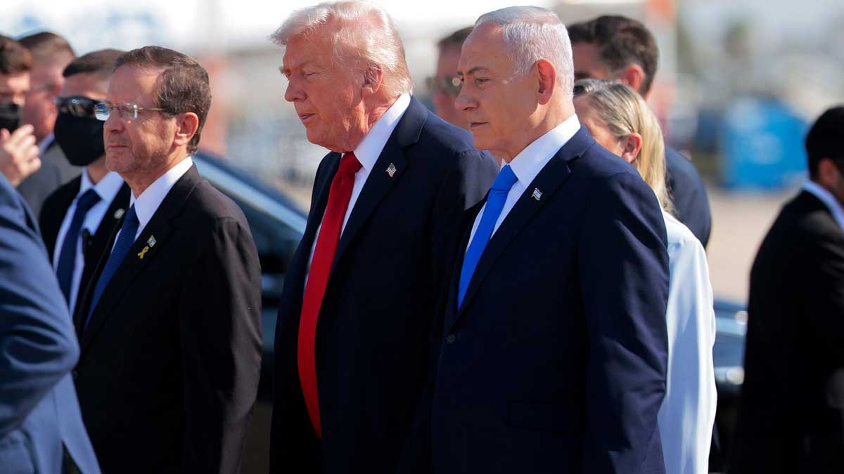 نتانیاهو و ترامپ در اجلاس شرم‌الشیخ