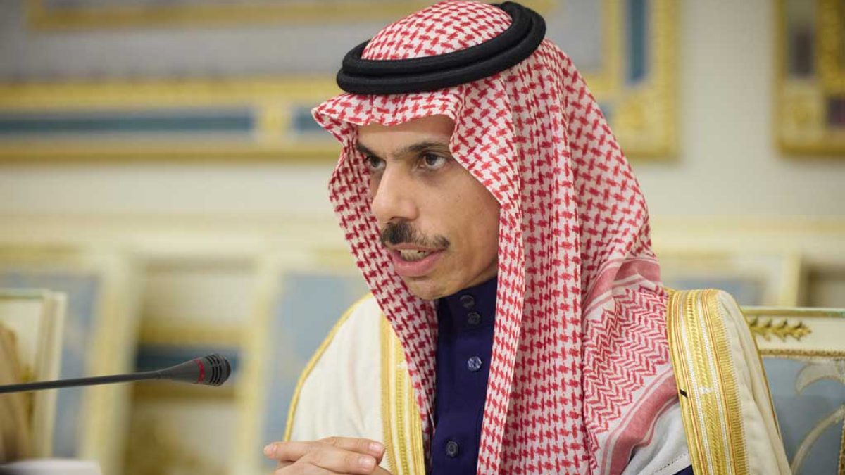 فیصل بن فرحان وزیر خارجه عربستان در کنفرانس ابتکار سرمایه‌گذاری آینده